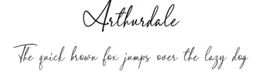 Arthurdale by Runsell Studio — Script Handwritten Font — thumbnail 1
