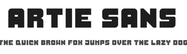 Artie Sans by Christopher Covington — Sans Serif Font
