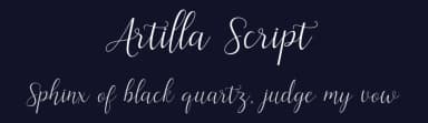 Artilla Script by Amarlettering - Takiy — Script Handwritten Font — thumbnail 2