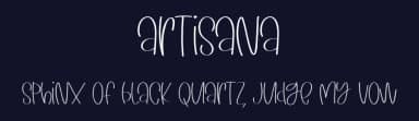 Artisana by Qaratype2 — Script Handwritten Font — thumbnail 2