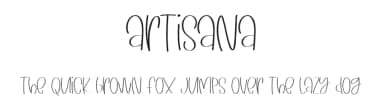 Artisana by Qaratype2 — Script Handwritten Font — thumbnail 1
