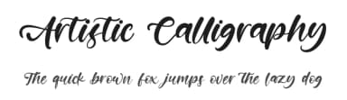 Artistic Calligraphy by Kong Font — Script Handwritten Font — thumbnail 1