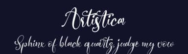 Artistica by Perspectype Studio - Letterena.com — Script Handwritten Font — thumbnail 2