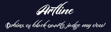 Artline by Typotopia Studio — Script Handwritten Font — thumbnail 2