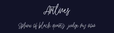 Artlines by Maulana Creative — Script Handwritten Font — thumbnail 2