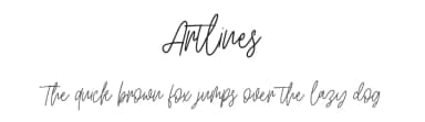 Artlines by Maulana Creative — Script Handwritten Font — thumbnail 1
