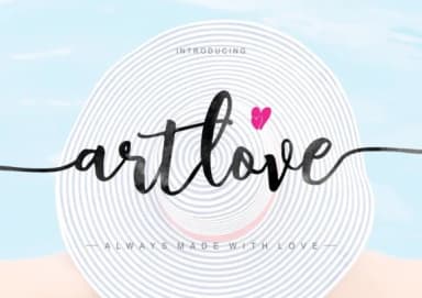 ArtLove Font by BONJOURTYPE — Script Handwritten Font — thumbnail 1