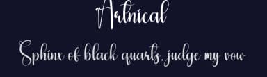 Artnical by Scratchones — Script Handwritten Font — thumbnail 2