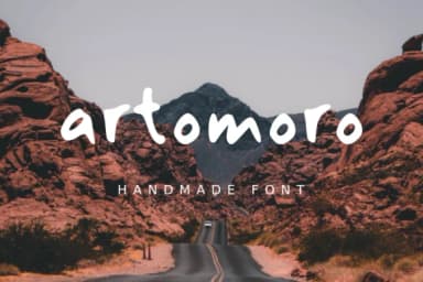 Artomoro Font by zuzulgo studio — Script Handwritten Font — thumbnail 1