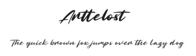 Arttelost by Maulana Creative — Script Handwritten Font — thumbnail 1