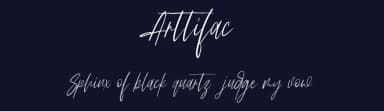 Arttifac by Maulana Creative — Script Handwritten Font — thumbnail 2