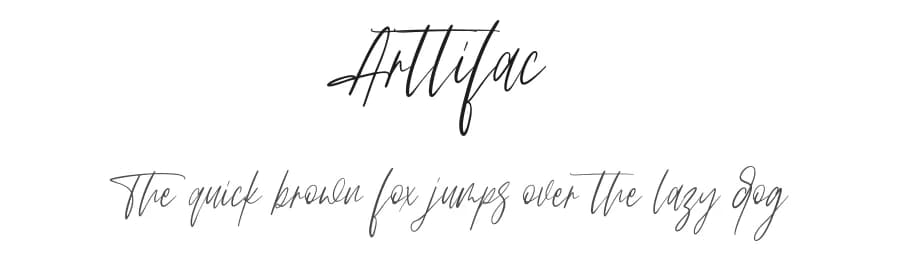 Arttifac by Maulana Creative — Script Handwritten Font
