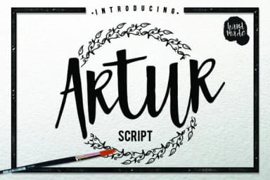Artur Font by Giemons — Script Handwritten Font — thumbnail 1
