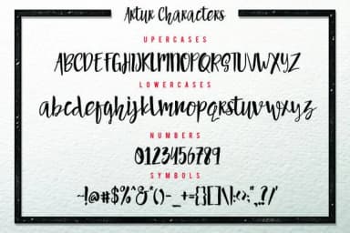 Artur Font by Giemons — Script Handwritten Font — thumbnail 3