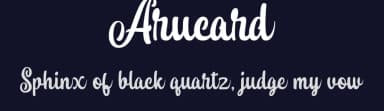 Arucard by Runsell Studio — Script Handwritten Font — thumbnail 2
