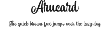 Arucard by Runsell Studio — Script Handwritten Font — thumbnail 1