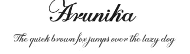 Arunika by Skinny Type — Script Handwritten Font — thumbnail 1