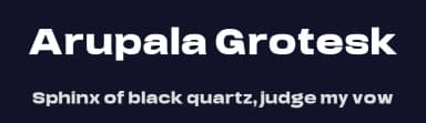 Arupala Grotesk by Jetsmax Studio — Sans Serif Font — thumbnail 2