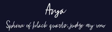 Arya by Typotopia Studio — Script Handwritten Font — thumbnail 2