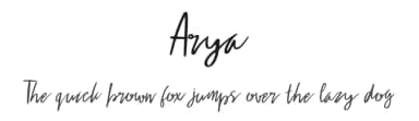 Arya by Typotopia Studio — Script Handwritten Font — thumbnail 1