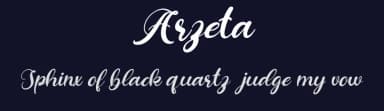 Arzeta by Vunira Design — Script Handwritten Font — thumbnail 2