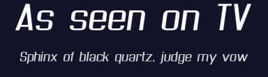 As seen on TV by Pizzadude — Sans Serif Font — thumbnail 2