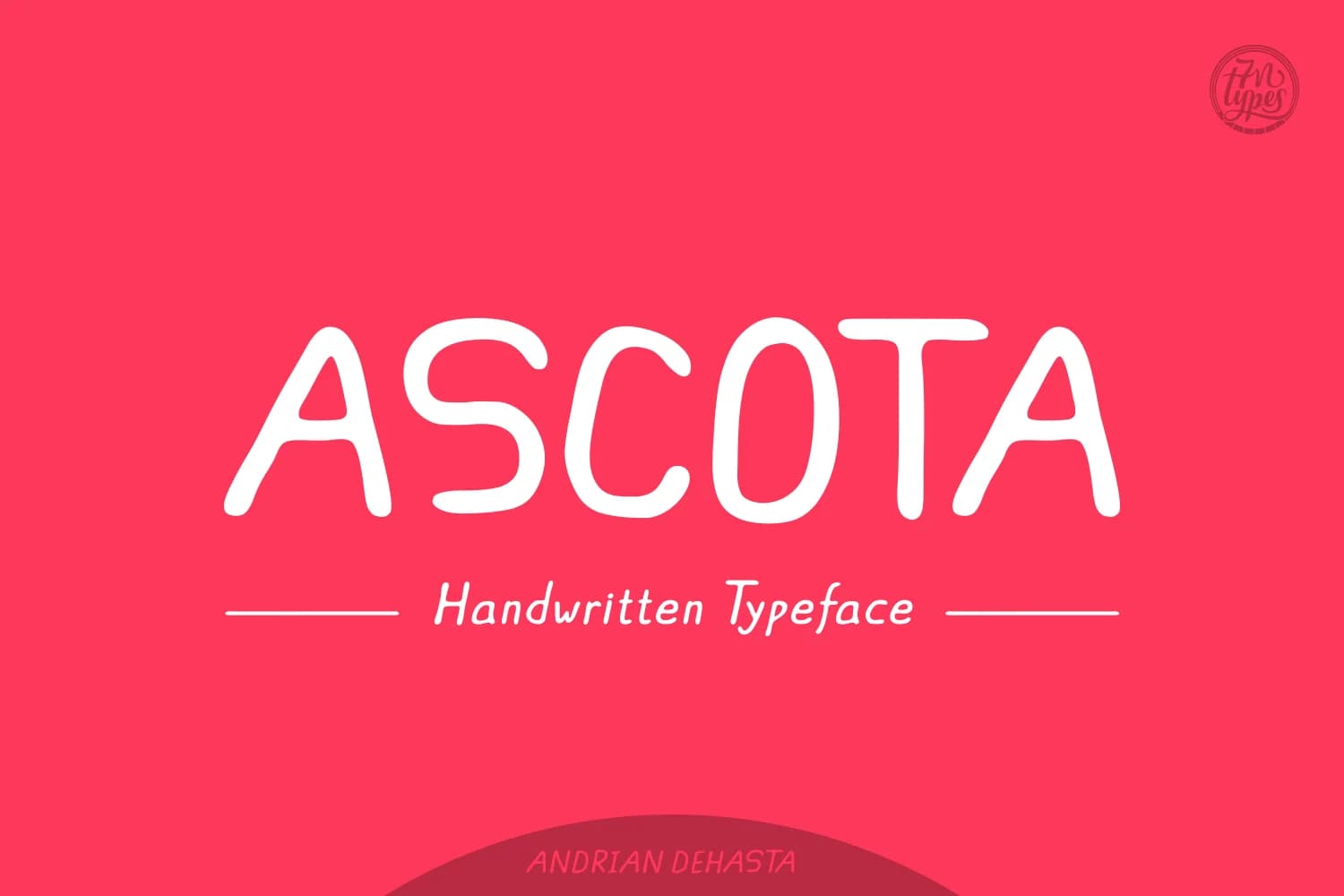 Ascota Font by Andrian Dehasta — Script Handwritten Font