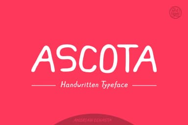 Ascota Font by Andrian Dehasta — Script Handwritten Font — thumbnail 1