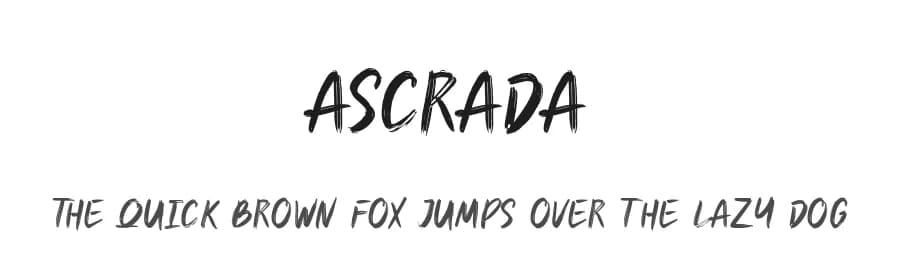 Ascrada by Phantom Studio — Script Handwritten Font