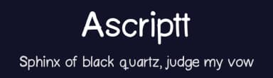 Ascriptt by Ana Guerra — Script Handwritten Font — thumbnail 2