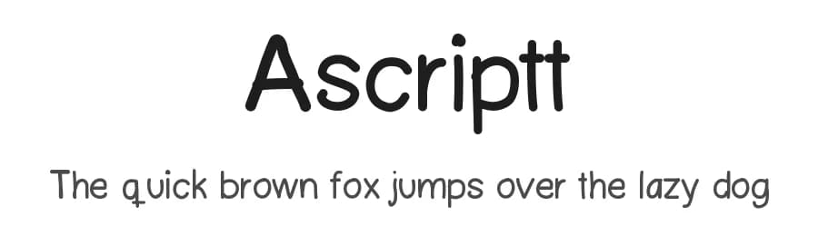 Ascriptt by Ana Guerra — Script Handwritten Font — preview 1