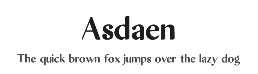 Asdaen by Malindo Creative — Sans Serif Font