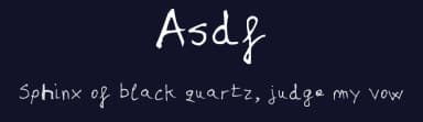 Asdf by FontPanda — Script Handwritten Font — thumbnail 2