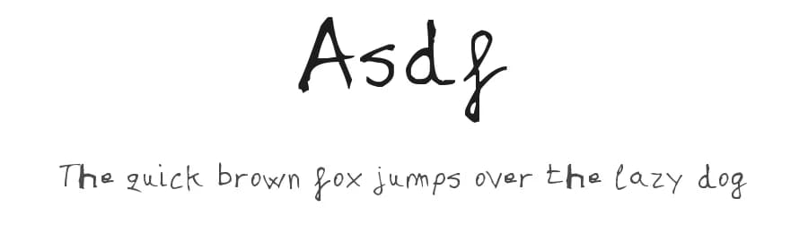 Asdf by FontPanda — Script Handwritten Font