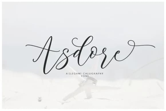 Asdore Font by moriztype — Script Handwritten Font
