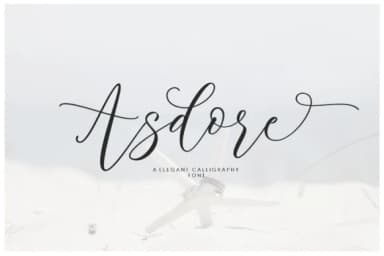 Asdore Font by moriztype — Script Handwritten Font — thumbnail 1
