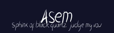 Asem by Andrean Prabowo — Script Handwritten Font — thumbnail 2
