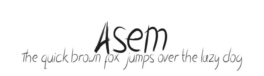 Asem by Andrean Prabowo — Script Handwritten Font