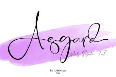 Asgard Font by aldedesign — Script Handwritten Font — thumbnail 2