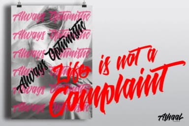 Ashaal Script Font by MysticalType — Script Handwritten Font — thumbnail 4