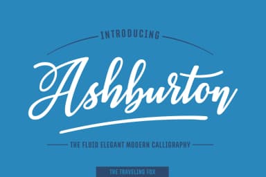 Ashburton Font by The Traveling Fox — Script Handwritten Font — thumbnail 1