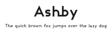 Ashby by Apostrophic Labs — Sans Serif Font — thumbnail 1