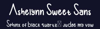 Ashelynn Sweet Sans by Edric Studio — Script Handwritten Font — thumbnail 2