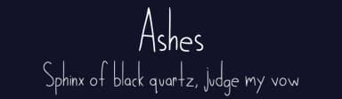 Ashes by adair — Script Handwritten Font — thumbnail 2