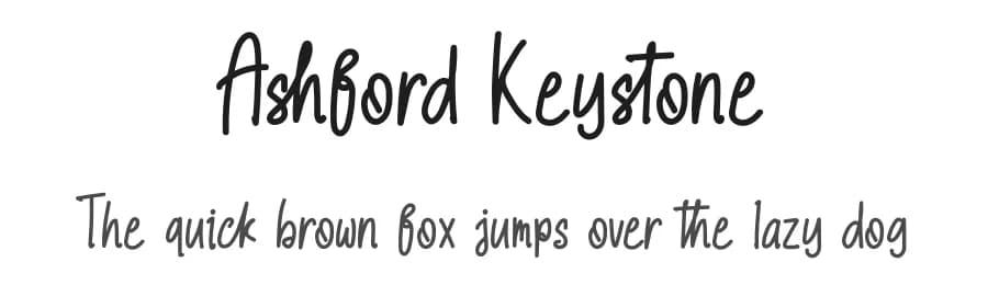 Ashford Keystone by Denny Sutanto — Script Handwritten Font