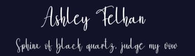 Ashley Felhan by Scratchones — Script Handwritten Font — thumbnail 2
