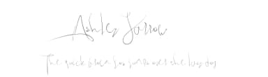 Ashley Jarrow by Bonjour Type — Script Handwritten Font — thumbnail 1