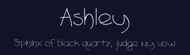 Ashley — Script Handwritten Font — thumbnail 2