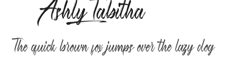 Ashly Tabitha by Noah Type — Script Handwritten Font