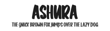 Ashura by Skiiller Studio — Script Handwritten Font — thumbnail 1